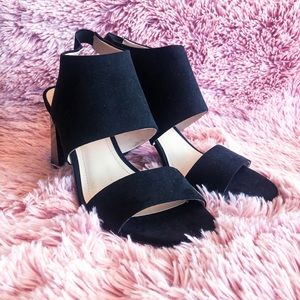 H&M Black square heeled shoes